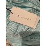 Line and Dot  Indira Pleated One-Shoulder Maxi Dress in Blue Sz XS Photo 4