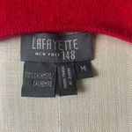 Lafayette 148 100% Cashmere Cherry Red Knit Shirt Tank Top Size Medium Photo 4
