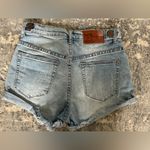 One Teaspoon  Harlem's Denim Rolled Harlets High Rise Fitted Shorts Photo 4