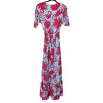 Anthropologie Abel the label floral smocked waist dress M Photo 3