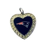 NFL New England Patriots Heart Tag Charm Photo 0