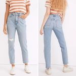 Madewell NEW The Momjean in Austrey Wash: Ripped Edition, 32 Photo 1