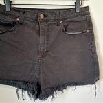 PINK - Victoria's Secret  Black Distressed Jean Shorts - Size: 30 Photo 3