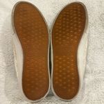 Superga  Cream Leather Woven Slip Ons Size 8 Photo 5