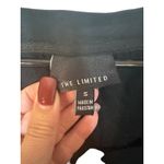 The Limited  Black Scoop Neck Short Sleeve Back Tie Blouse Women Sz S Photo 7