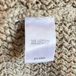 J.Jill Sweater Tan Herringbone Knit Round Neck 3/4-7/8 Sleeves Sz L EUC Neutral Photo 5