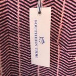 Southern Tide Blouse Blue Night Pink & Blue Chevron Herringbone Sz 0 NWT Photo 5