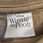 Disney {XS} Winnie The Pooh Embroidered Tan Sweatshirt Photo 7