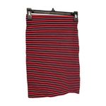 Madewell Sailor Stripe Red & Navy Pencil Skirt Sz XS Photo 4