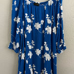 Liv Los Angeles Tunic‎ Dress Size 3X Boho Western Embroidered Blue Photo 0