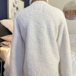 Abercrombie & Fitch  Soft Women's White Full Zip Sherpa Fleece Jacket Sz XS Photo 3