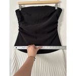 Commense Strapless Contrast Pleated Maxi Dress Size M NWT Size M Photo 3