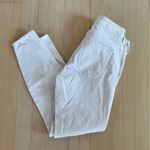 AMO Twist Sea Salt Jeans Distressed Slim Fit White Size 26 Photo 4