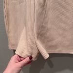 Edikted NWT  Beige Lucia Rib Knit Romper Sz Medium Photo 7