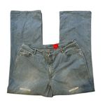 Very Vera Rhinestone Embellished Light Wash Jeans, Sz 14 Blue Photo 9