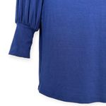 Lulus | Small | Midnight In Paris Navy Blue Long Sleeve Mock Neck Bodycon Dress Photo 4