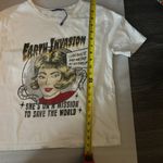 ZARA Trafaluc Earth Invasion Short Sleeve Graphic Tee S NEW Sustainable Boho Photo 5