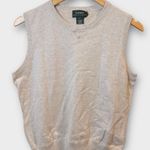 Ralph Lauren Lauren Knit Sweater Vest – Size L (Beige) Photo 0