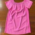 Vineyard Vines  Malibu Pink Madison Off The Shoulder Dress -Sz M 🧡🎀 Photo 6