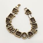 Vintage Realtor “SOLD” House Slider Charm Bracelet Photo 6