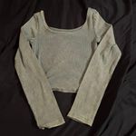 Wild Fable Scoop Neck Cropped Shirt Photo 0