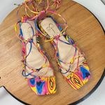 Jessica Simpson Chasca Ankle Tie Lace Up Gladiator Sandals Multicolor 8 Photo 11