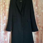 Pinko Black Single Lapel Peacoat Size 4 Photo 0