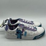 Stitch!!! Sneakers! Beautiful one of a kind sneakers! Women size 9 Blue Photo 1