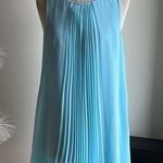 BCBGeneration BCBG light blue pleated trapeze mini dress Photo 0