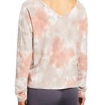Beyond Yoga Open Neck Pullover In Chai Cloud Dye Photo 1
