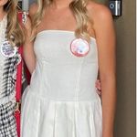 Forever 21 White Denim Romper Photo 0