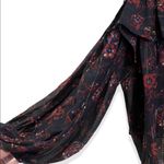 Ulla Johnson  Coline Cold Shoulder Crepe Top in Noir Photo 6