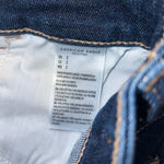 American Eagle  Women’s Raw Hem Denim Jean Mom Shorts Size 2 Stretch Photo 3