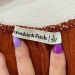 Abercrombie & Fitch Burnt Orange Polka Dot Chiffon Thong Bodysuit Size Small Photo 3