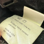 Reformation  Dixie High Waisted‎ Distressed Black Denim Button Fly Shorts Size 25 Photo 7