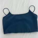 Garage  Crop Top Sports Bra Bralette Spaghetti Straps Blue Size Small Photo 8
