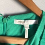 Maje Rolana Pleated-Shoulder Mini Dress - Green Small Photo 6