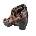 Toni Pons Finley Bootie Velvet Velour Paisley Print Multicolor Size 38 US 7.5 Black Photo 7