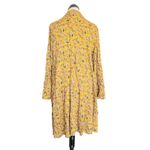 Three Stars Dress Sz Large Floral Ruffle Tiered Prairie Bohemian Boho Festival Photo 2