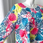 Jason Wu J White Sea Life Seashells Corals Printed Summer Tunic Top Women’s XL Photo 1