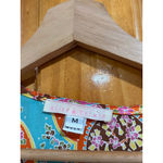 Alice & Trixie  Silk Wrap Tank Top M Bright Paisley Boho Made USA Summer Photo 2