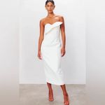 Mara Hoffman White Lisha Strapless Midi Dress size 12 Photo 4