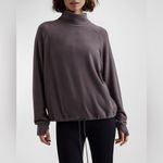Varley Portland High Neck Midlayer Pullover Sweatshirt in Charcoal Size Large Photo 11