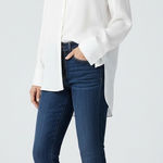 7 For All Mankind Mid Rise Bootcut Jeans Women's Size 27 Dark Wash Stretch Denim Photo 0