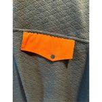 Zyia Active Wicked Teal Fleece Snap Button Pullover Top Size Large Photo 6