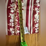 Jaclyn Smith Jacalyn Smith Red Ivory Floral Print Rectangular Scarf Photo 4