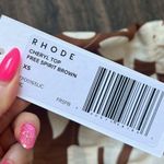 Rhode Cheryl Top Brown Size XS Photo 4