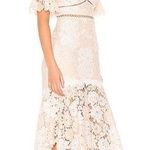 Saylor Maggy Lace Midi Dress Nude Photo 1