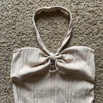 ZARA ‼️ Beige Ribbed Halter Neck Bodysuit‼️ Photo 2