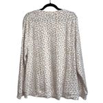 Rae Dunn Football Mama Cream & White Leopard Print Sweatshirt Photo 5